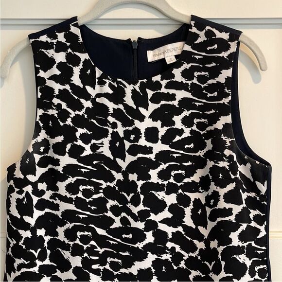 Finders Keepers black and white leopard print shift dress - Picture 2 of 5